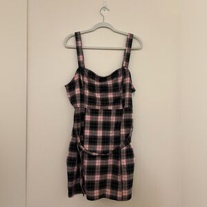 H&M Womens Plaid Dress